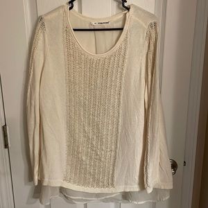 Cream sweater